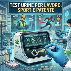 test urine 1 - WeWeed.it Test delle urine per il THC e cannabis light: provetta e contenitore campione