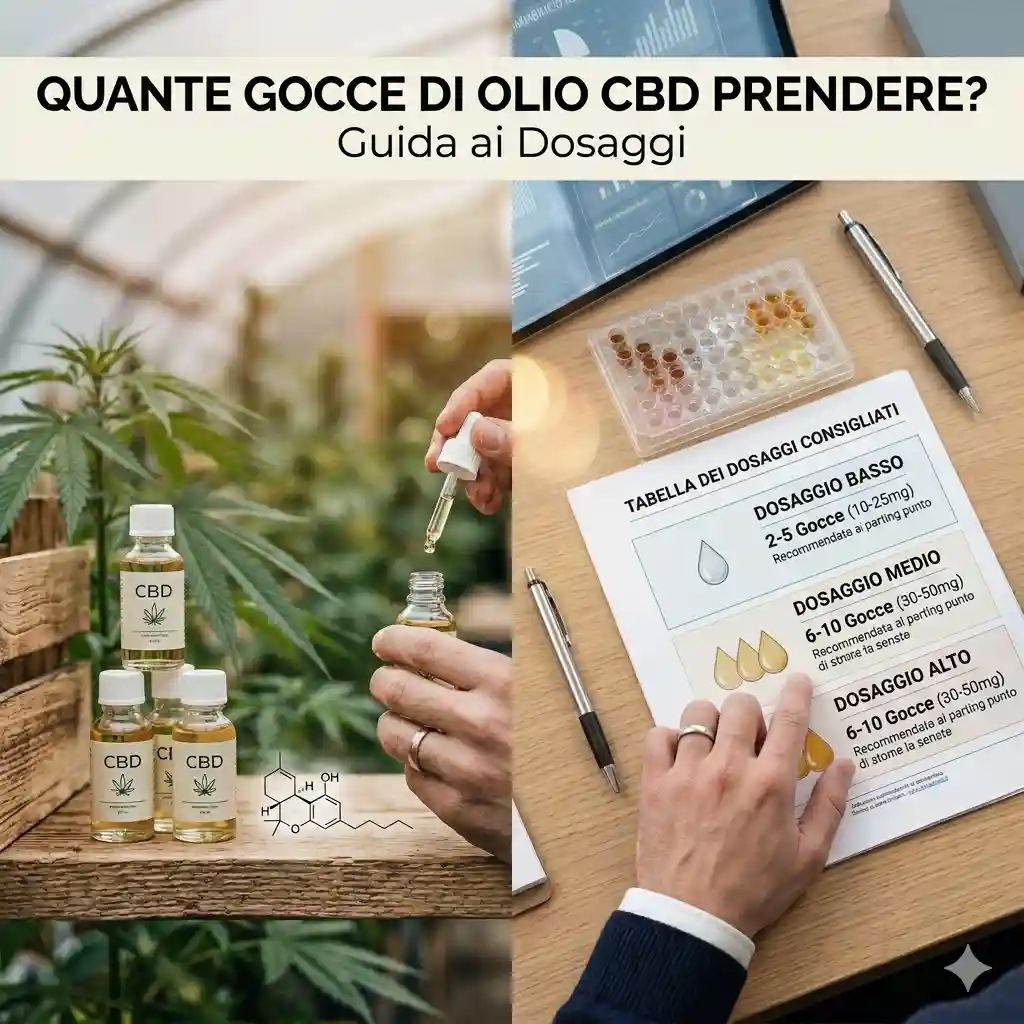 Quante gocce di CBD prendere