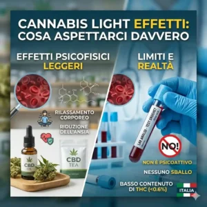 cannabis light effetti