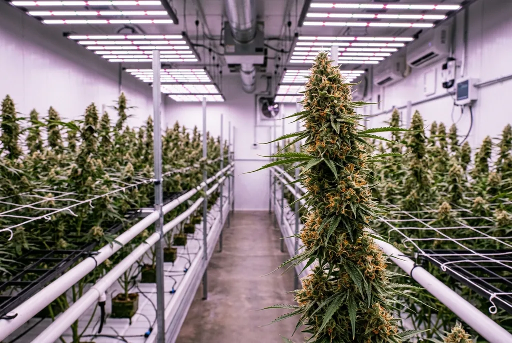 Amnesy Evo 2026 WeWeed: cima di Amnesia CBD coltivata in idroponica in Sardegna