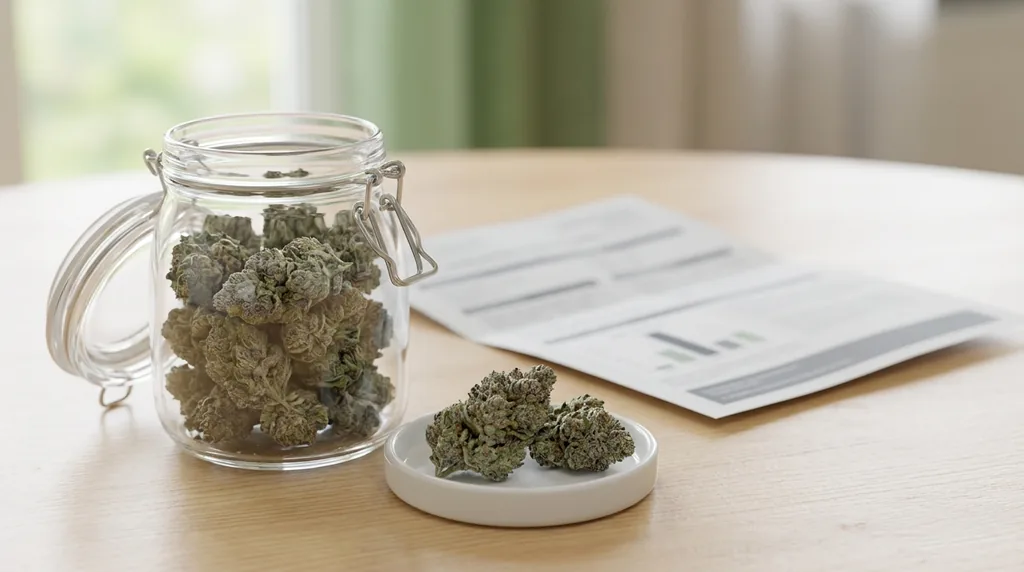 Infiorescenze di cannabis light indoor WeWeed con certificato di analisi CoA