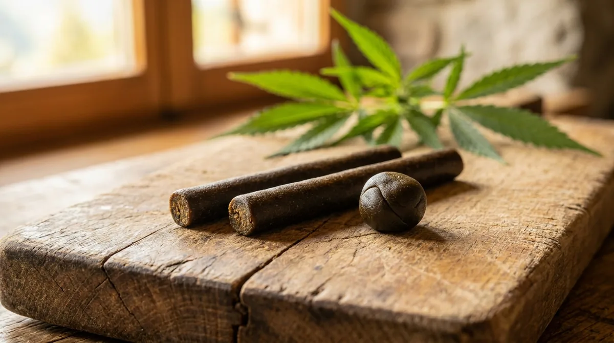 Charas indiano 2026 lavorato a mano, l'hashish legale più forte tra le resine tradizionali con 53% di CBD